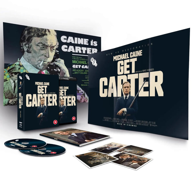 Get Carter (Michael Caine) New 4K Ultra HD Region B Blu-ray Limited Edition