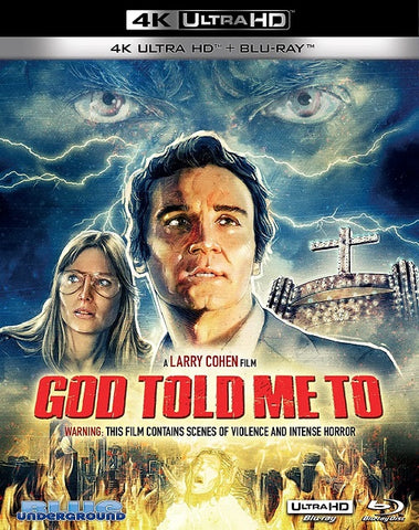 God Told Me To (Tony Lo Bianco Deborah Raffin) New 4K Mastering Blu-ray