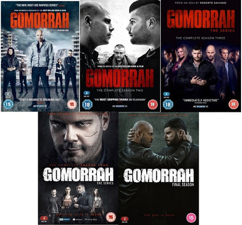 Gomorrah Seasons 1-5 The Complete Series 1 2 3 4 5  NEW DVD Region 2 DVD