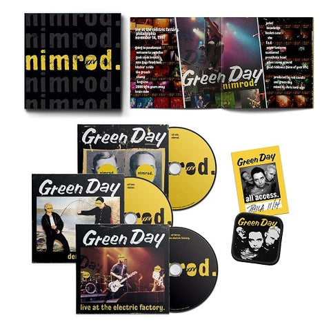 Green Day Nimrod 3 Disc New CD