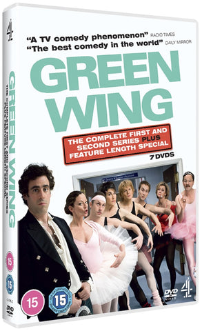 Green Wing Series 1 + 2 + Special TV Season Region 2 New DVD (7 Discs)