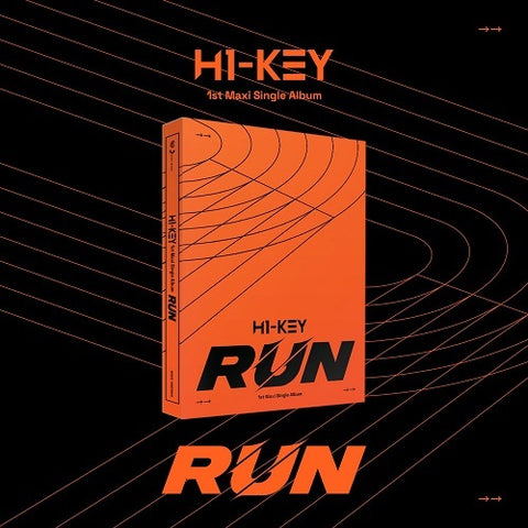 H1-Key Run H1 Key New CD + Photo Book + Photo Card + Sticker + Postcard