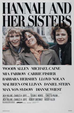 Hannah and Her Sisters Woody Allen Michael Caine Mia Farrow DVD Region 4