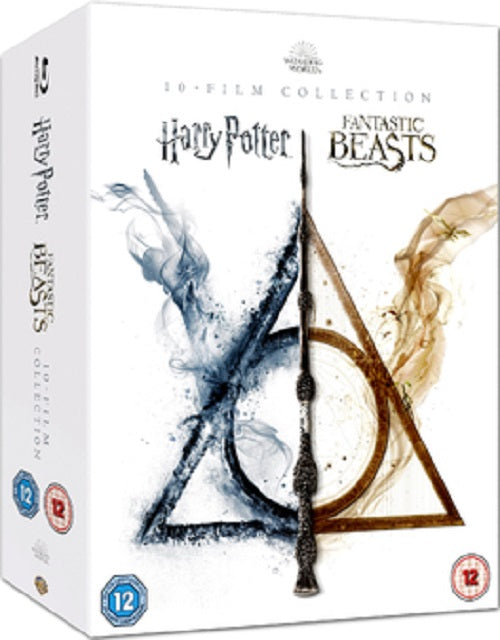 Harry Potter + Fantastic Beasts 10 Film Collection New + Sealed Blu Ray