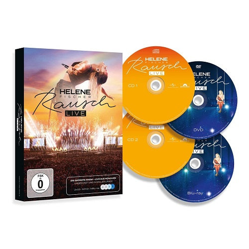 Helene Fischer Rausch 3 Disc New CD + DVD + Blu-ray