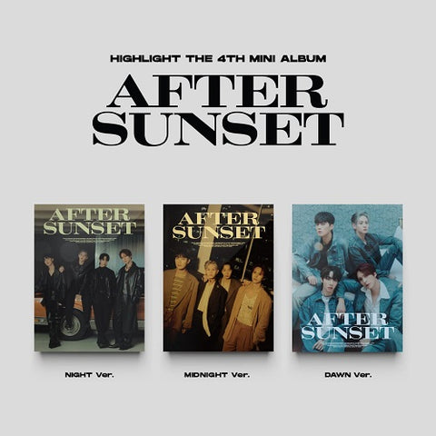 High Light After Sunset CD + Poster + Sticker + Photos + Photo Cards + Postcard