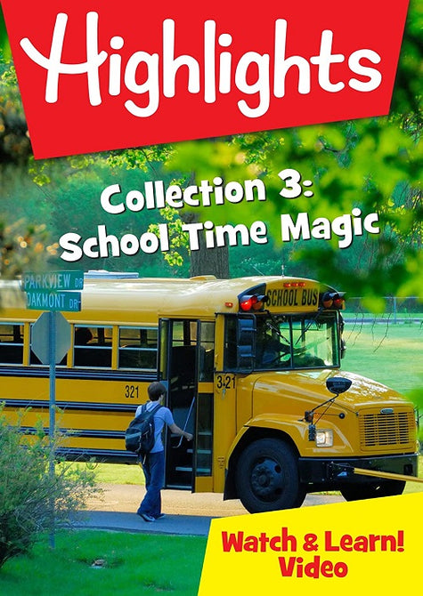 Highlights Watch & Learn Collection 3 School Time Magic And Three New DVD