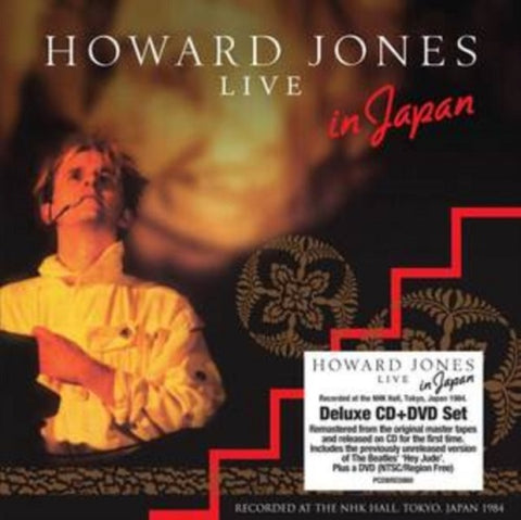 Howard Jones Live at the NHK Hall Tokyo Japan 1984 2 Disc New CD + DVD