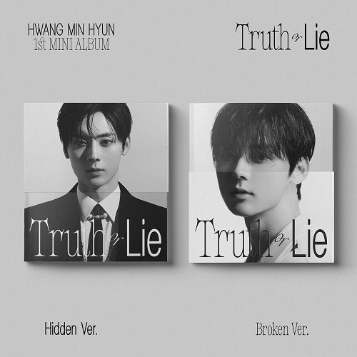 Hwang Min Hyun Truth or Lie Random Cover New CD + Sticker + Photo Book + Photos