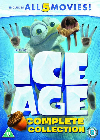 Ice Age Complete Collection 1 2 3 4 5 All 5 Movies New DVD