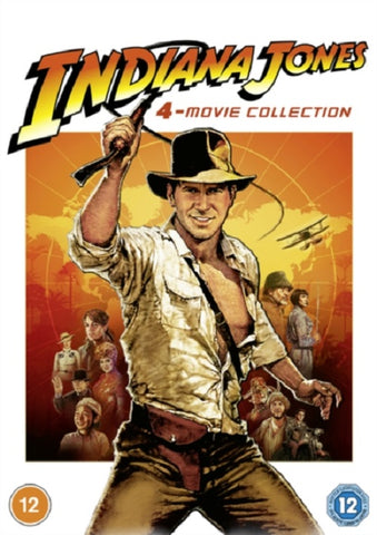 Indiana Jones Movie Collection 4 Films (Harrison Ford Karen Allen) New DVD