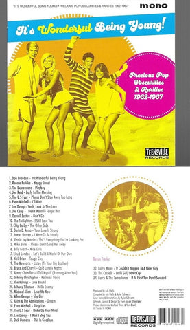 Its Wonderful Being Young Precious Pop Obscurities And Rarities 1962 67 & New CD