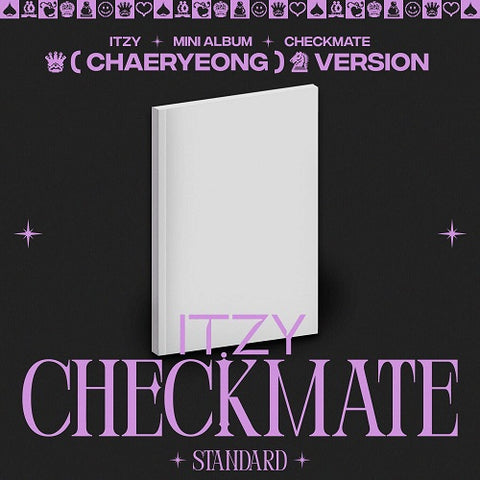 ITZY Checkmate (Chaeryong Ver) New CD + Poster + Sticker + Photo Book + Postcard