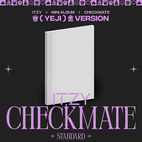 ITZY Checkmate (YEJI Ver) New CD + Poster + Sticker + Photo Book + Postcard