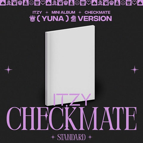 ITZY Checkmate (YUNA Ver) New CD + Poster + Sticker + Photo Book + Postcard