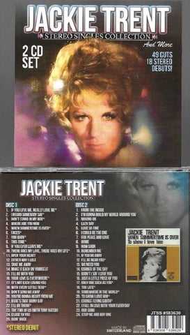 Jackie Trent Stereo Singles Collection & More And New CD