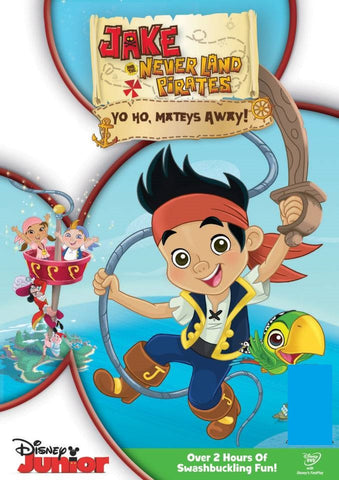 Jake and the Never Land Pirates Yo Ho Mateys Away & New Region 4 DVD