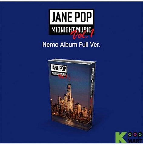 Jane Pop Midnight Music Volume 1 Nemo Card Album Full Version Vol One New CD