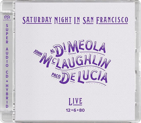 John McLaughlin Saturday Night In San Francisco SACD New CD