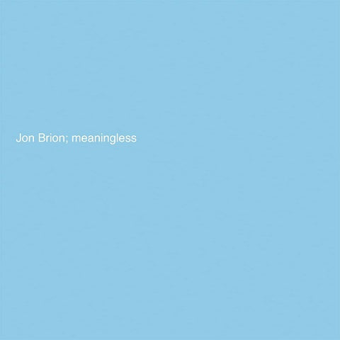 Jon Brion Meaningless New CD