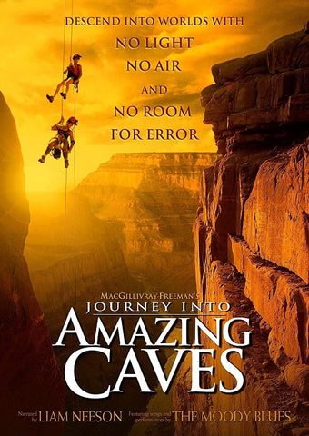 Journey Into Amazing Caves (Liam Neeson Hazel Barton Gordon Brown) New DVD