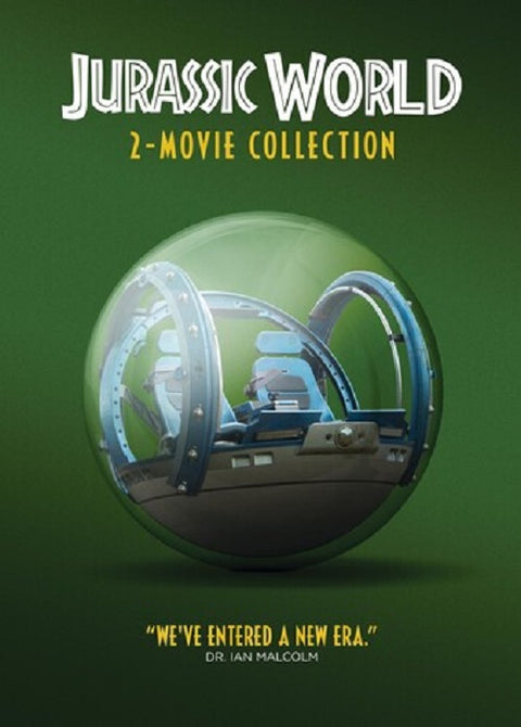 Jurassic World + Jurassic World Fallen Kingdom 2 Movie Collection New DVD