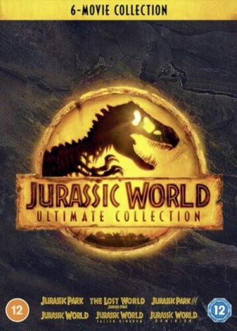 Jurassic World Ultimate 6 Movie Collection (Sam Neill) DVD Box Set