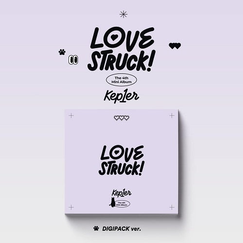 Kep1ER Lovestruck Digipack Version CD + Photo Book + Poster + Photos Photo Cards