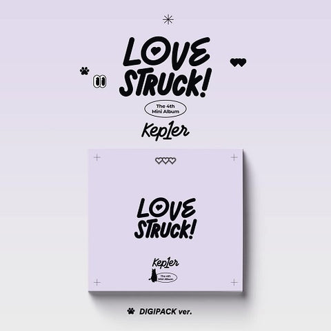 Kep1ER Lovestruck Digipack Version CD + Photo Book + Poster + Photos Photo Cards