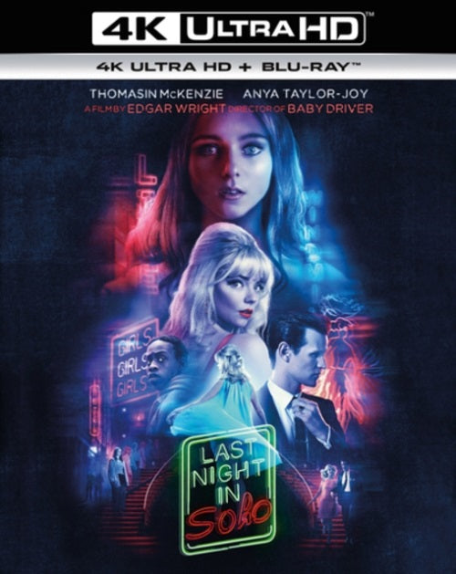 Last Night in Soho (Thomasin McKenzie) New 4K Ultra HD Region B Blu-ray