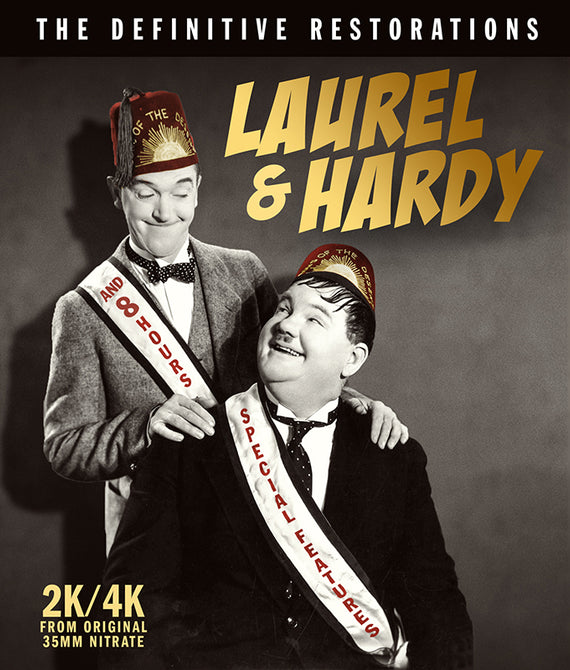 Laurel & Hardy The Definitive Restorations And 2K/4K New Blu-ray Region B