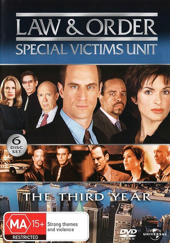 Law and Order Special Victims Unit Year 3 Three And New Region 4 DVD SVU