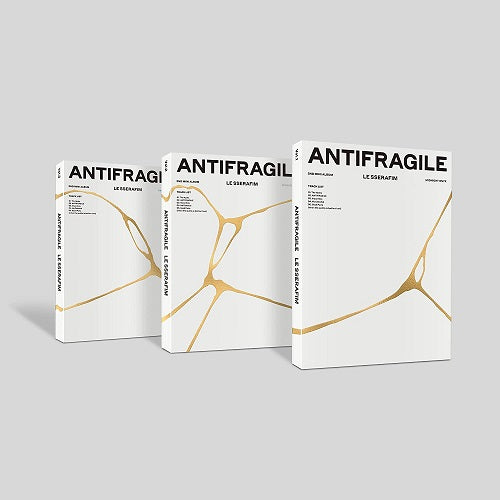 Le Sserafim Antifragile Random Cover CD + Sticker + Poster + Booklet + Photos