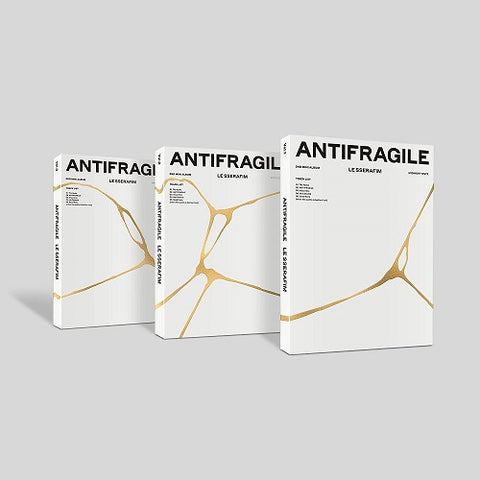 Le Sserafim Antifragile Random Cover CD + Sticker + Poster + Booklet + Photos