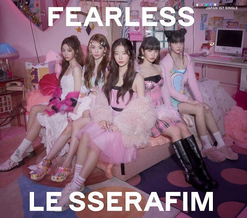 Le Sserafim Fearless Version B New CD + Blu-ray