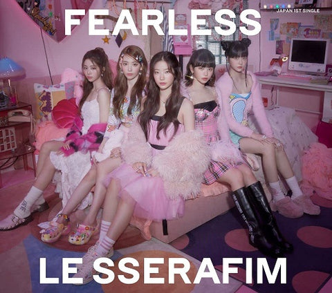 Le Sserafim Fearless Version B New CD + Blu-ray