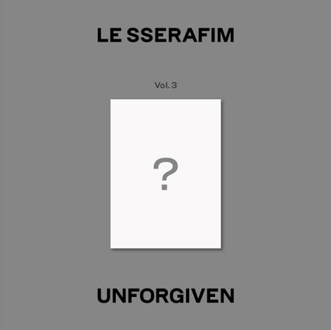 Le Sserafim UNFORGIVEN Volume 3 Vol Three CD + Sticker + Booklet + Photo Book