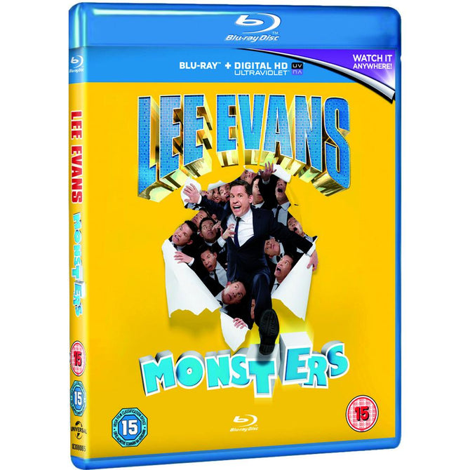 Lee Evans Monsters Live New Region B Blu-ray + UV Digital