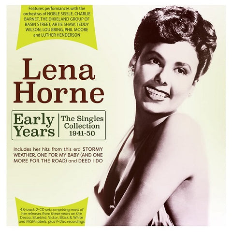 Lena Horne Early Years The Singles Collection 1941 50 2 Disc New CD