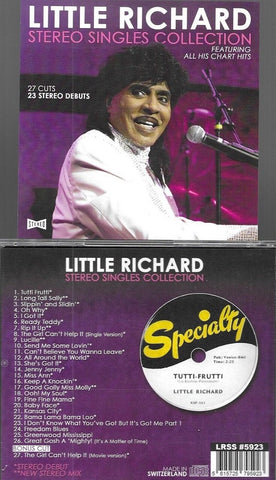 Little Richard Stereo Singles Collection All His Chart Hits New CD