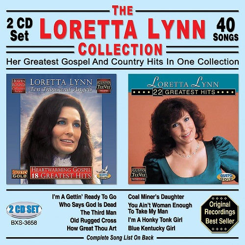 Loretta Lynn 2 CD 40 Best of Must Have Hits Two Forty 2 Disc New CD