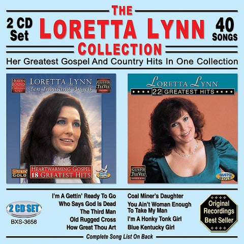 Loretta Lynn 2 CD 40 Best of Must Have Hits Two Forty 2 Disc New CD
