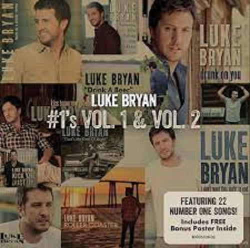 Luke Bryan #1's Volume 1 2 Vol One Two 1s 2 Disc New CD