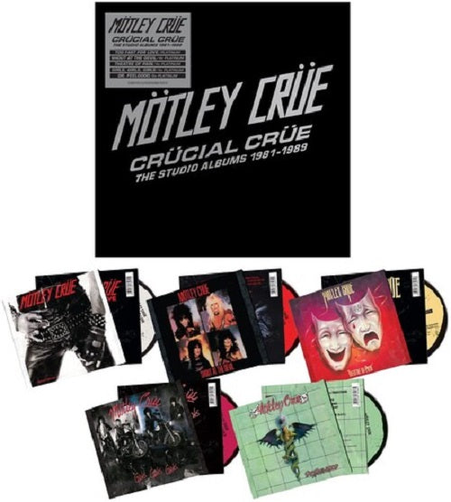 Disc Discography Motley Crue Crucial Crue The Studio Albums 1981-1989 1981 1989 5 Disc ...