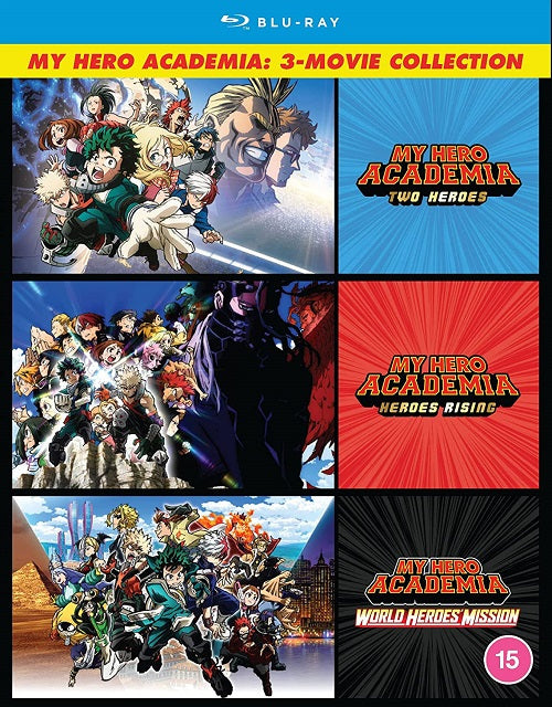 My Hero Academia 3 Movie Collection Three New Region B Blu-ray Box Set