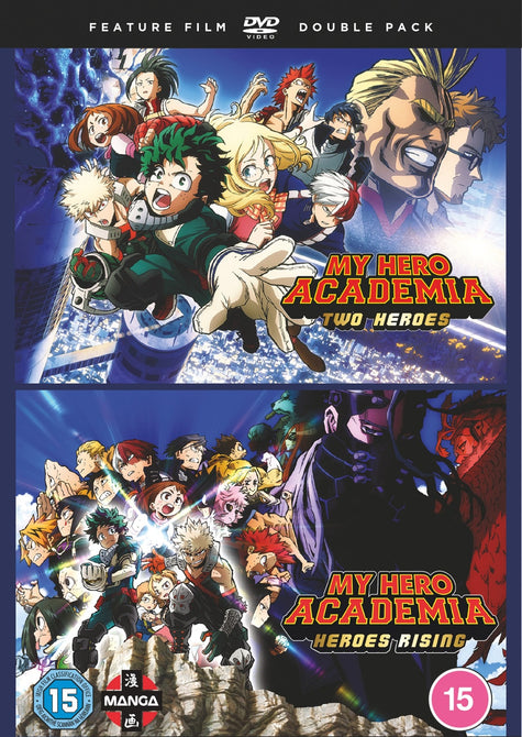 My Hero Academia Two Heroes / My Hero Academia Heroes Rising DVD Region 2