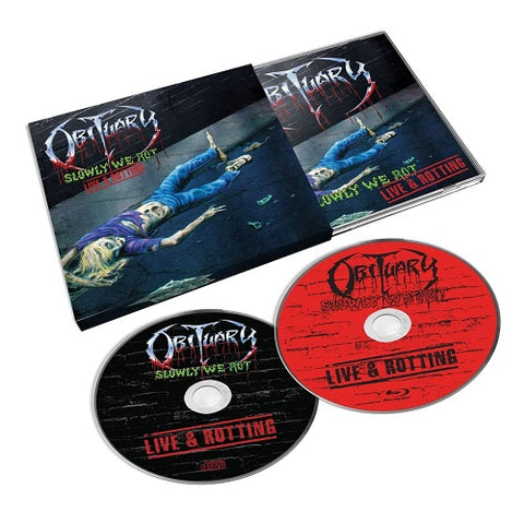 Obituary Slowly We Rot Live And Rotting 2 Disc New CD + Blu-ray