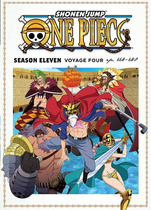 One Piece Season 11 Series Eleven Eleventh Voyage 4 Four New Blu-ray + DVD