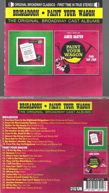 Original Cast Brigadoon Paint Your Wagon New CD