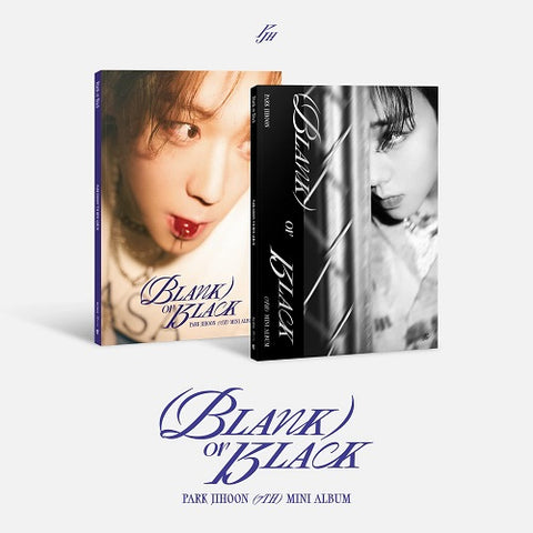 Park Ji Hoon Blank Or Black Random Cover CD + Photo Book + Photos + Photo Cards